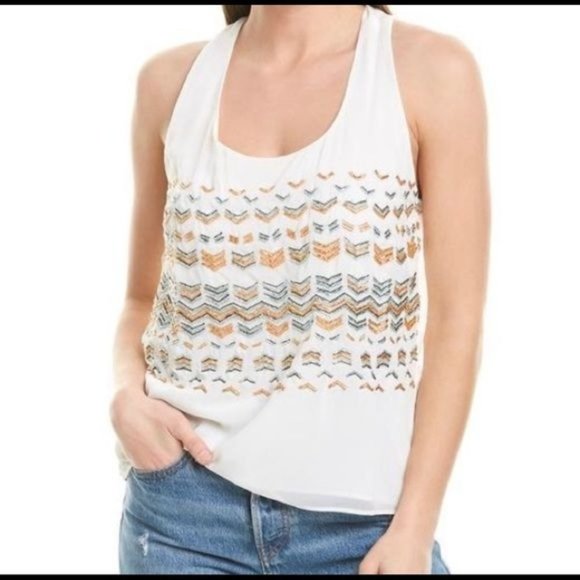 Greylin Anthropologie Embellished Tank Top - Picture 2 of 3